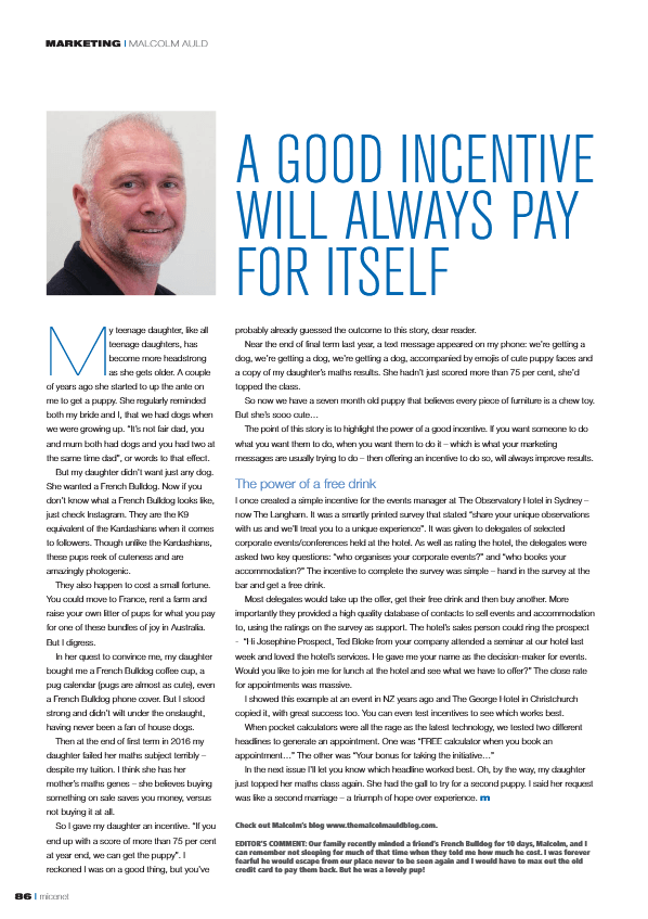 A Good Incentive Will Always Pay For Itself