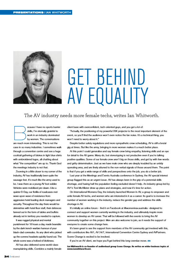 Getting Behind AV Equality