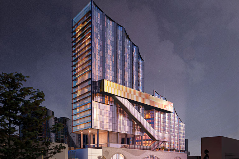 Dual hotels with convention centre approved in Melbourne