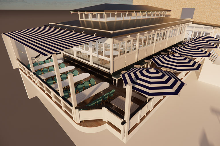 Renovation underway for beachside event space in Sydney