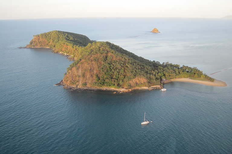 Luxury accommodation set for Double Island on the Great Barrier Reef