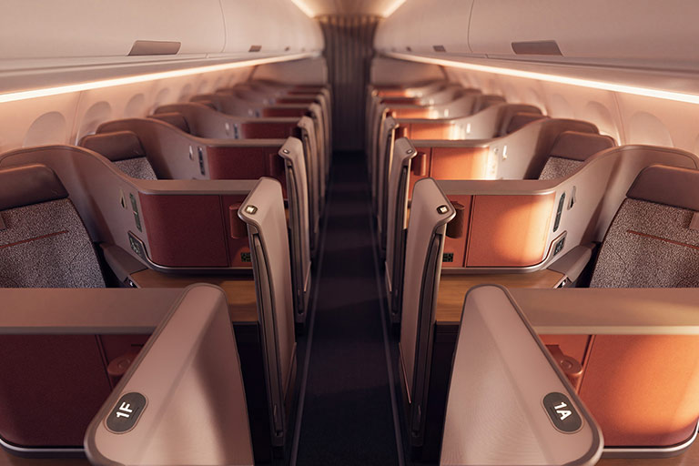 A peek inside the business class suites coming to Qantas